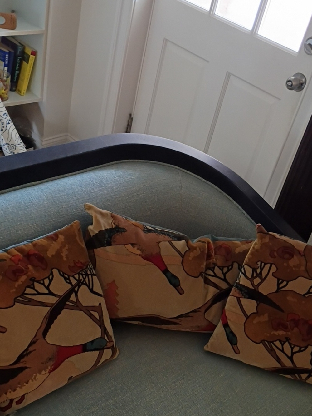 Rich Mulberry Home Velvet Pillow Set - Tan, Rust, Teal
